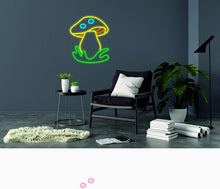 Load image into Gallery viewer, Mushroom - neon light sign, mushroom lamp, mushroom decor, mushroom neon gift 
