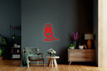 Load image into Gallery viewer, Microphone sign - LED neon light sign for music studio neonartUA
