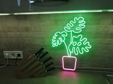 Load image into Gallery viewer, Monstera Leaf LED Neon Sign neonartUA
