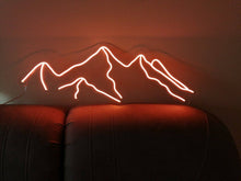 Load image into Gallery viewer, Mountains - LED Neon Sign, Wall Decor, Wall Sign, Neon Lights
