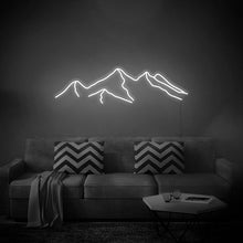 Load image into Gallery viewer, Mountains - LED Neon Sign, Wall Decor, Wall Sign, Neon Lights neonartUA
