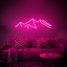 Load image into Gallery viewer, Mountains - LED Neon Sign, Wall Decor, Wall Sign, Neon Lights neonartUA

