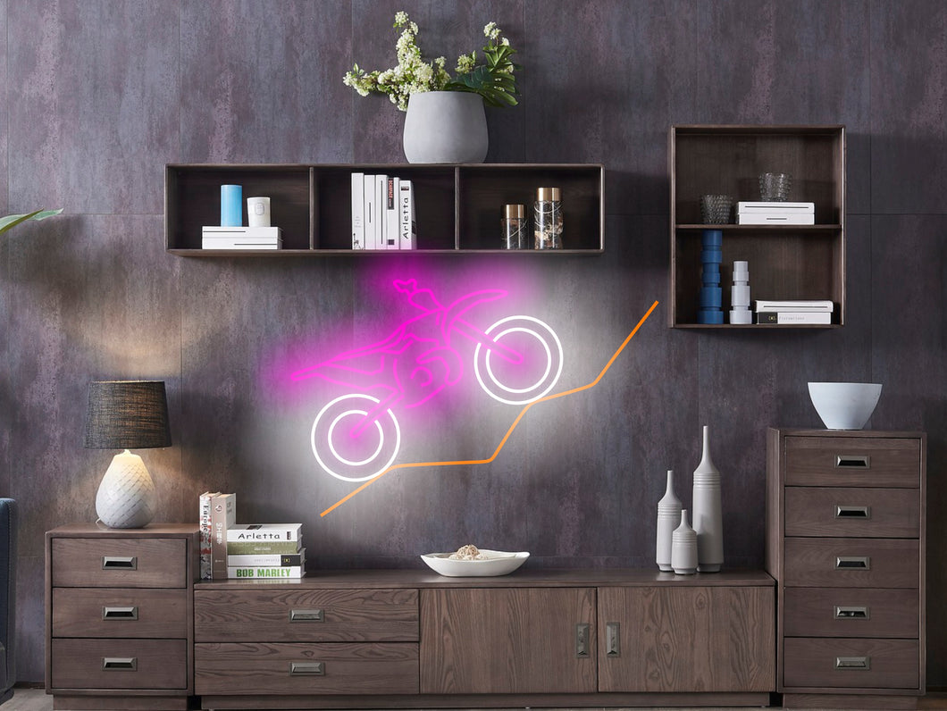  Motorcycle | LED neon signs, neon LED decorations, neon lights wall art decor, neon order, motor lover | car decoration