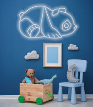 Load image into Gallery viewer, Funny Panda Neon sign, bear neon sign, kids room neon sign
