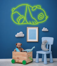 Load image into Gallery viewer, Funny Panda Neon sign, bear neon sign, kids room neon sign
