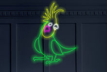 Load image into Gallery viewer, Parrot Neon Sign Wall Decor, Tropical Birds , Bird Wall Art, Parrot Neon Sign, Wall Art, Parrot Lover Gift, Natural Art
