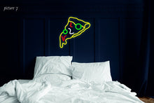 Load image into Gallery viewer, Pizza Slice LED Neon Sign - pizza wall decor, pizza led sign 
