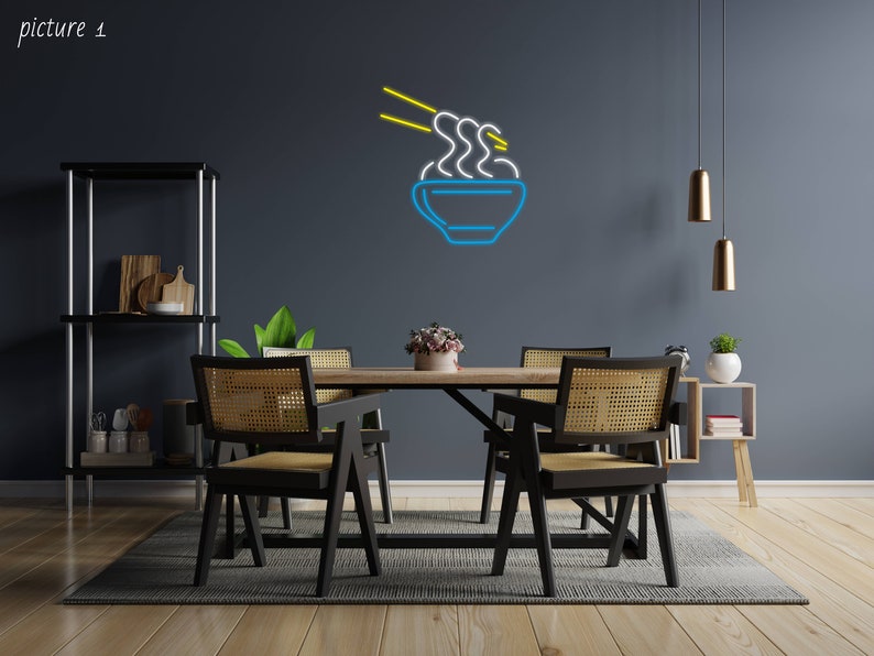 Ramen neon sign - Ramen neon wall sign, Ramen wall decor, Japanese Noodles, Noodles neon sign neonartUA