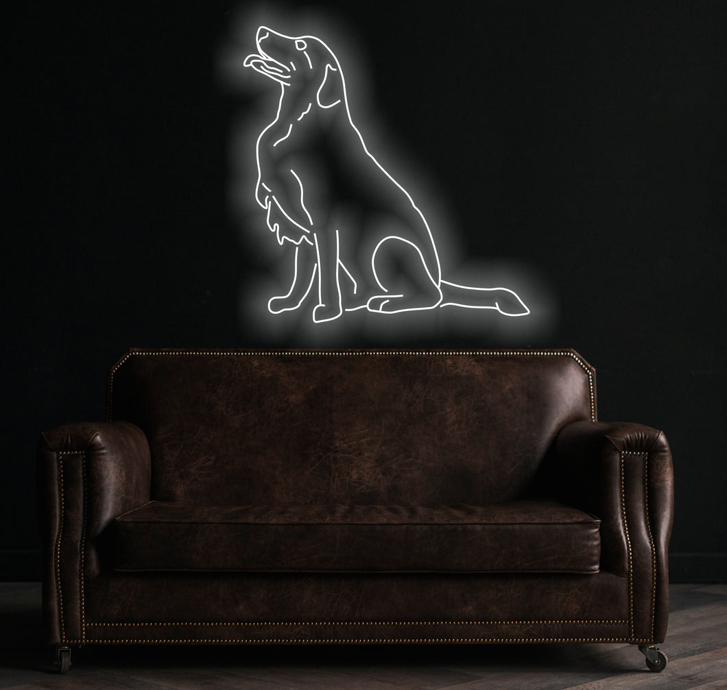 Golden Retriever Neon Sign, Custom Your Pet Neon Sign, Led Neon Light For Bedroom Home Wall Party Decor, Personalized Gift