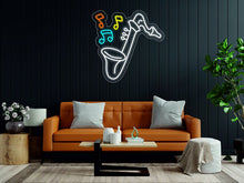 Load image into Gallery viewer, Saxophone Music Jazz - LED Light Neon Sign Lamp neonartUA
