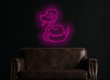 Load image into Gallery viewer, Snake neon sign, Serpent Neon sign, animal neon light, Cobra Neon sign, custom snake led sign
