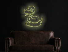 Load image into Gallery viewer, Snake neon sign, animal neon light, pet led light, custom snake led sign
