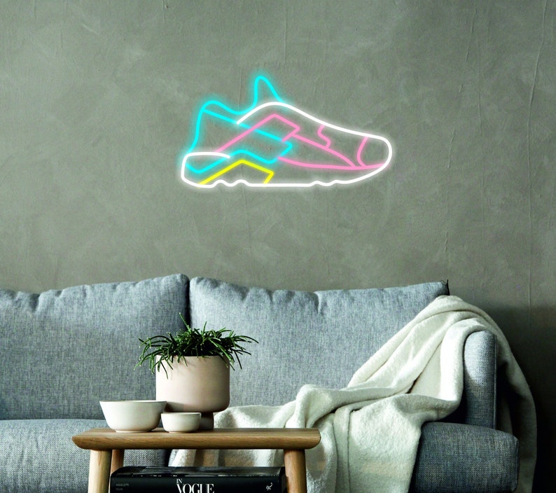 Sneaker - Led light neon sign, custom sneakers, sneaker neon light, sport shoe neonartUA
