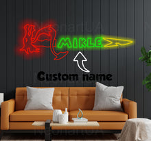 Load image into Gallery viewer, Sword neon sign, Saber neon sign, Movie fans sign, custom name neon sign
