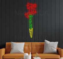 Load image into Gallery viewer, Sword neon sign, Saber neon sign, Movie fans sign, neon decor
