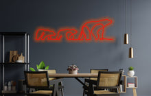 Load image into Gallery viewer, Polar bear Led Sign, Polar three bear Neon Sign, Neon sign Bear Art, Custom neon sign, Neon Sign Art, Wall decor living room
