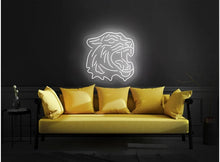 Load image into Gallery viewer, Tiger with open mouth neon sign
