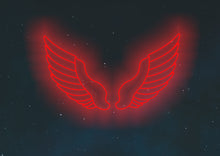 Load image into Gallery viewer, Angel Wings Neon Sign, Custom Neon Sign Angel Wings, Radiant Wings neon sign
