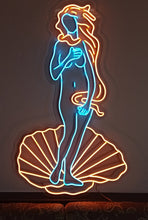 Load image into Gallery viewer, Woman body led light, Woman body neon sign, Female body neon sign, girl on the shell neon sign
