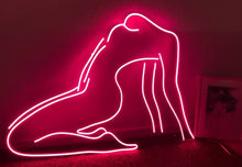 Load image into Gallery viewer, Neon sign a beautiful woman&#39;s body
