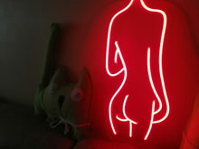 Load image into Gallery viewer, Girl neon sign, Woman body led light, Woman body neon, Female body neon sign, Body led sign, Lady Elegant Sign, Sexy body neon sign neonartUA
